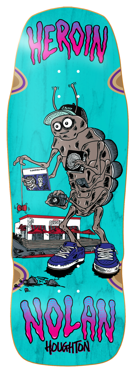 Heroin Houghton Bug 10.4" Skateboard Deck