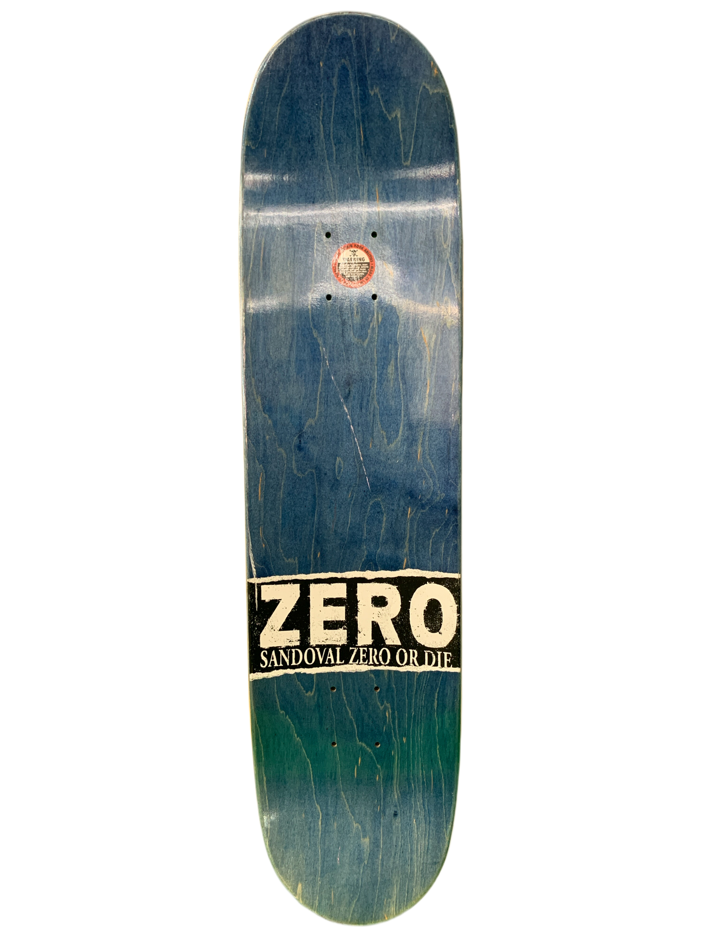Zero Sandoval Suffer Zero or Die 7.75" Classic Skateboard Deck