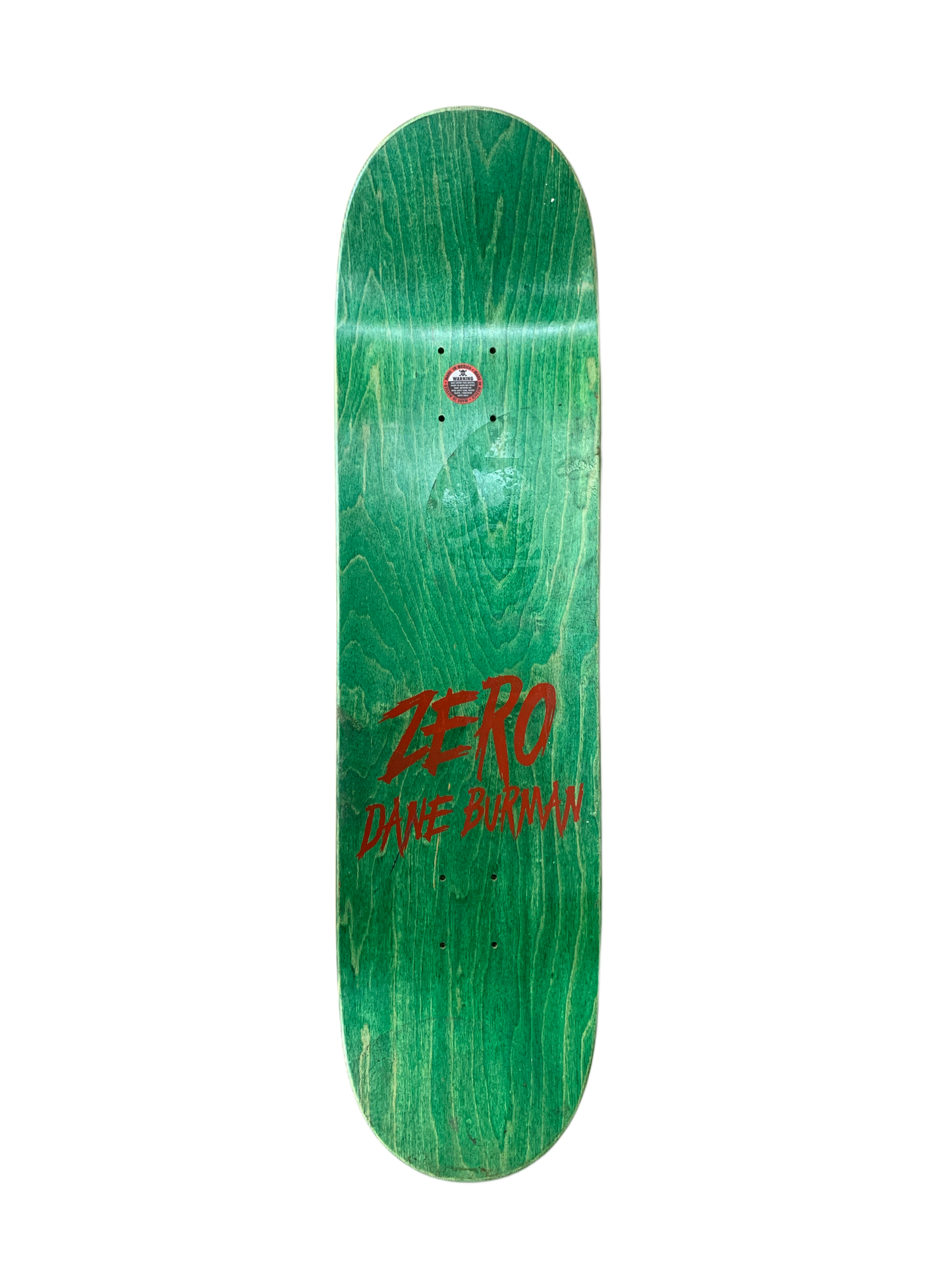Zero Dane Burman Stalker 8.3” Classic Skateboard Deck