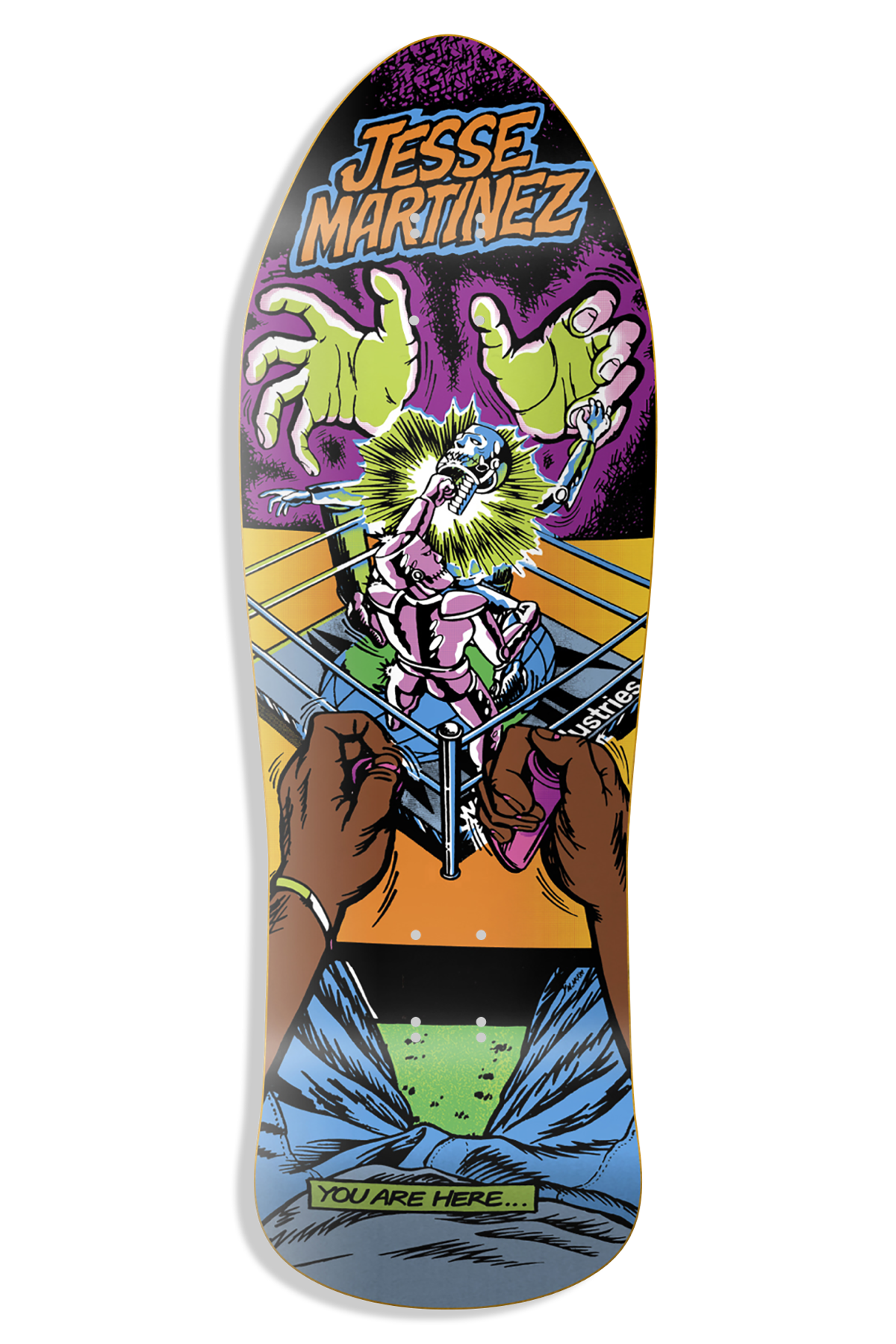 World Industries Jesse Martinez Rock'em Sock'em Deck - 10.126