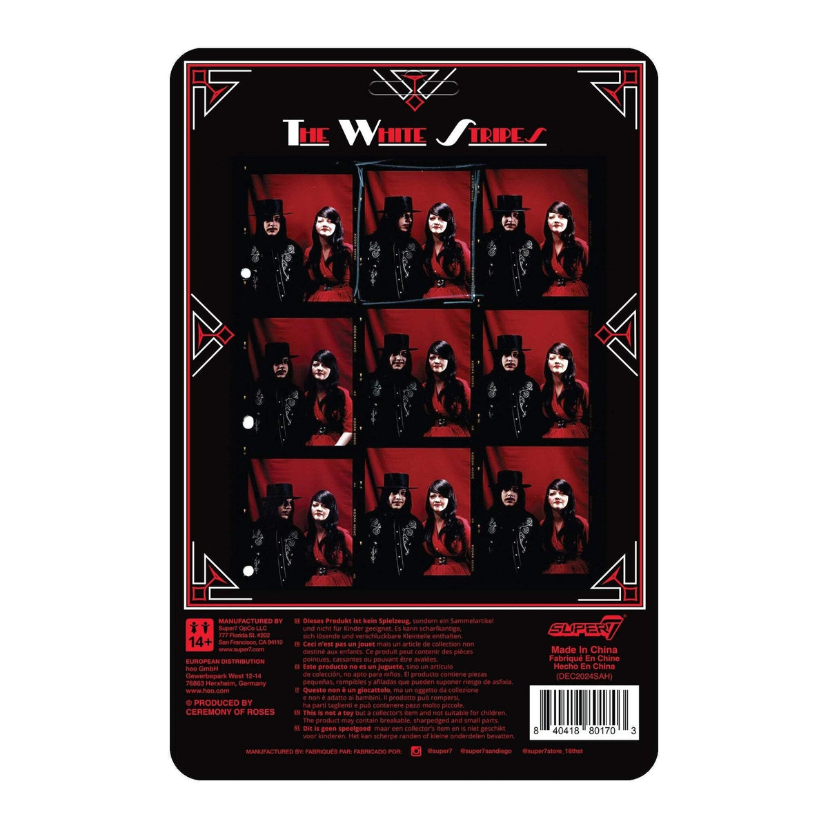 Super7 X The White Stripes (Get Behind Me Satan) Reaction Figures
