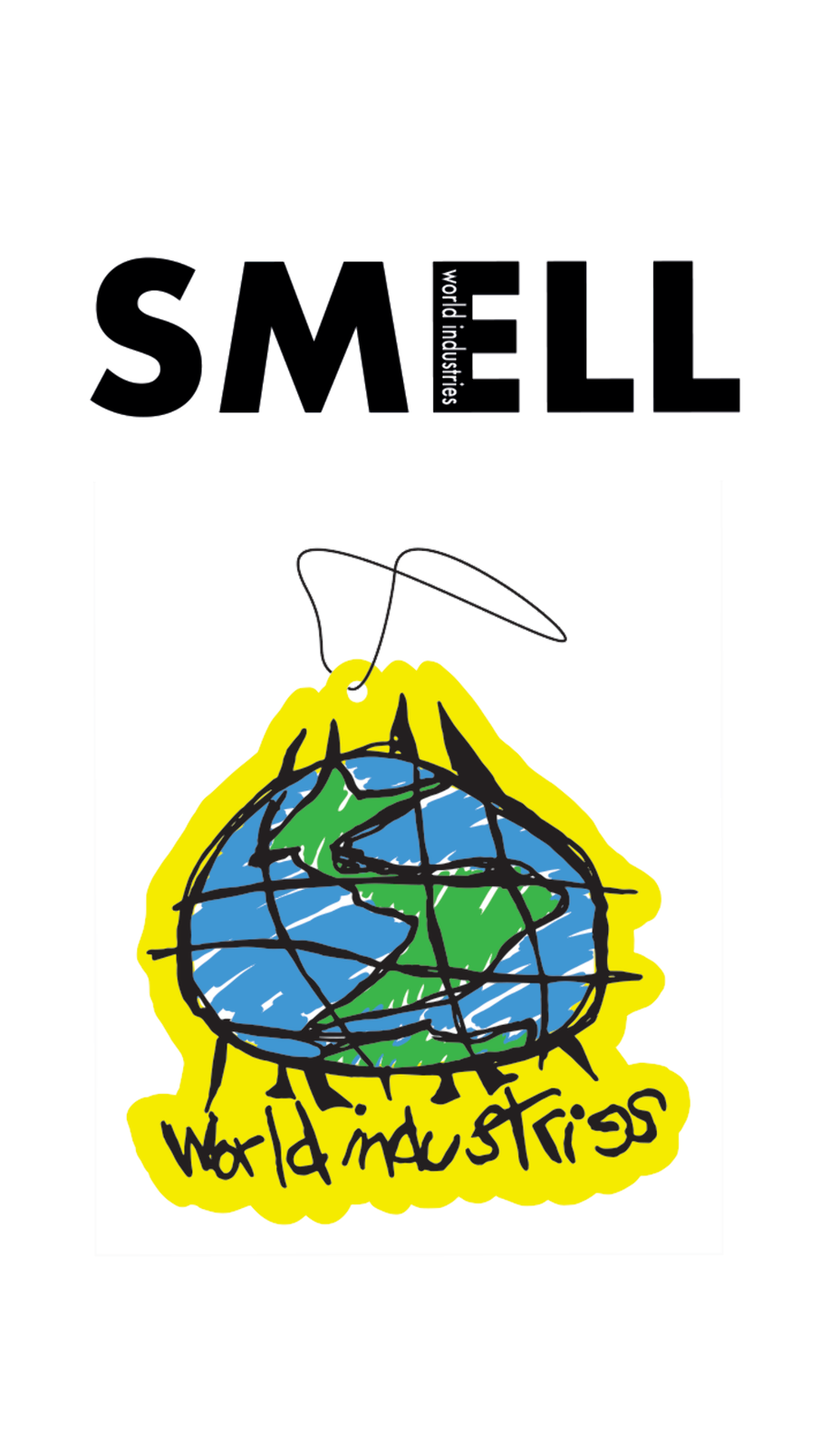 World Industries Skateboards Scribble Air Freshener 3.25" X 3.5"