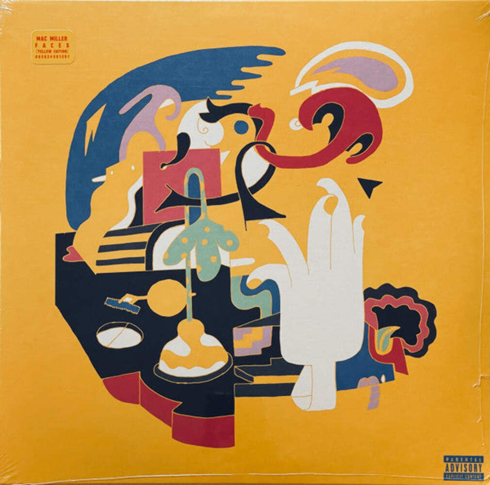 Mac Miller - Faces (Yellow Color Vinyl) 3x LP Record