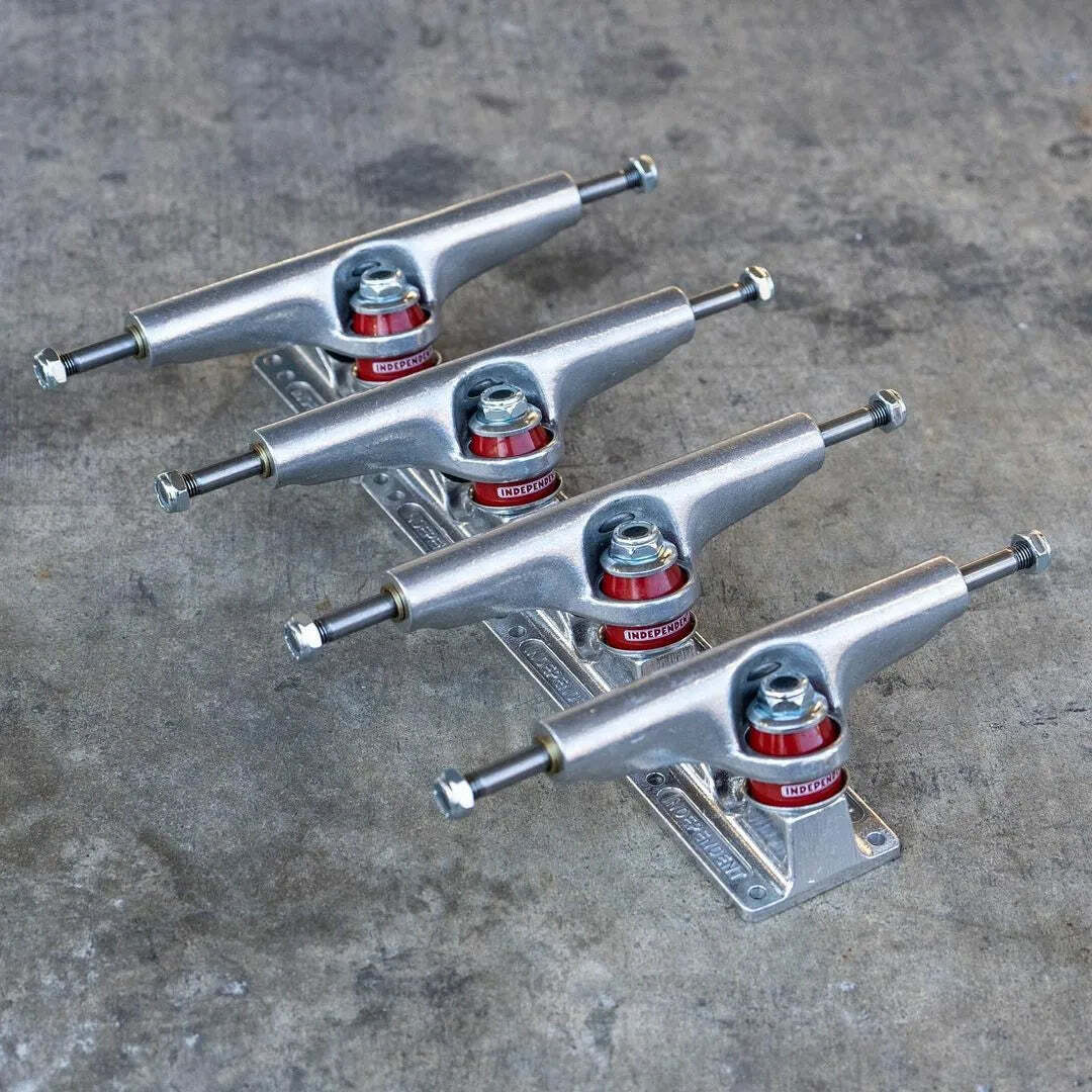 Independent Stage 4 Polished Skateboard Trucks (Set of 2)