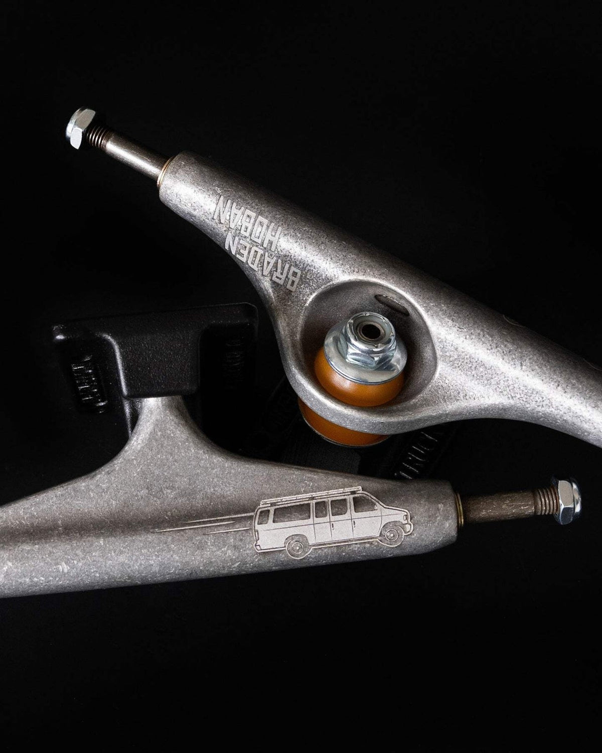 Independent Stage 11 Hollow Braden Hoban Pro Transparent Black Trucks (Set of 2)