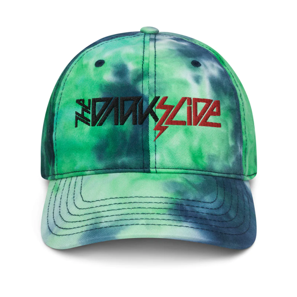 The Dark Slide "Lightning Bolt" Logo Tie Dye Dad'S Strapback Hat