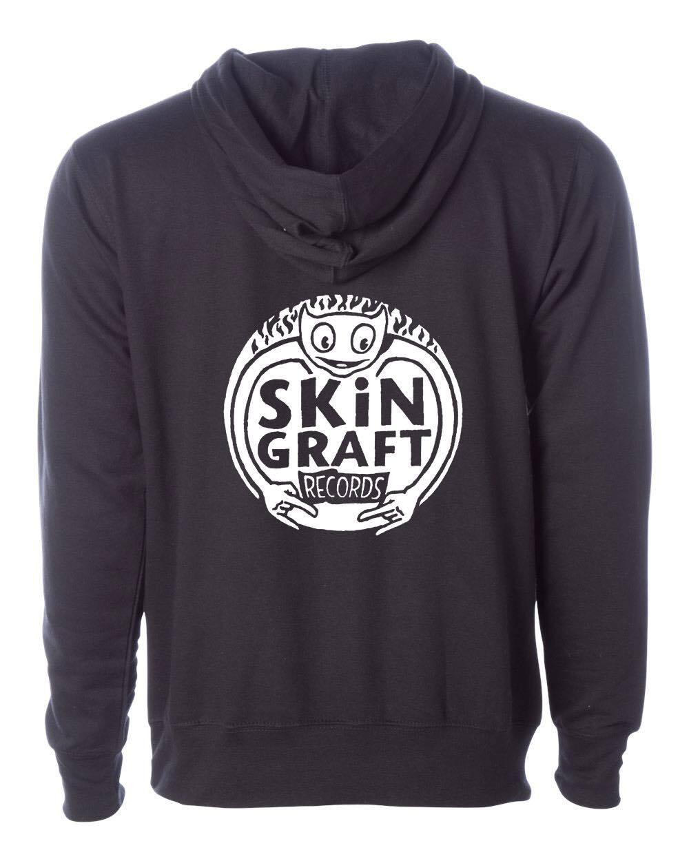 Skin Graft Records “Logo” Zip-Up Hooded Sweatshirt