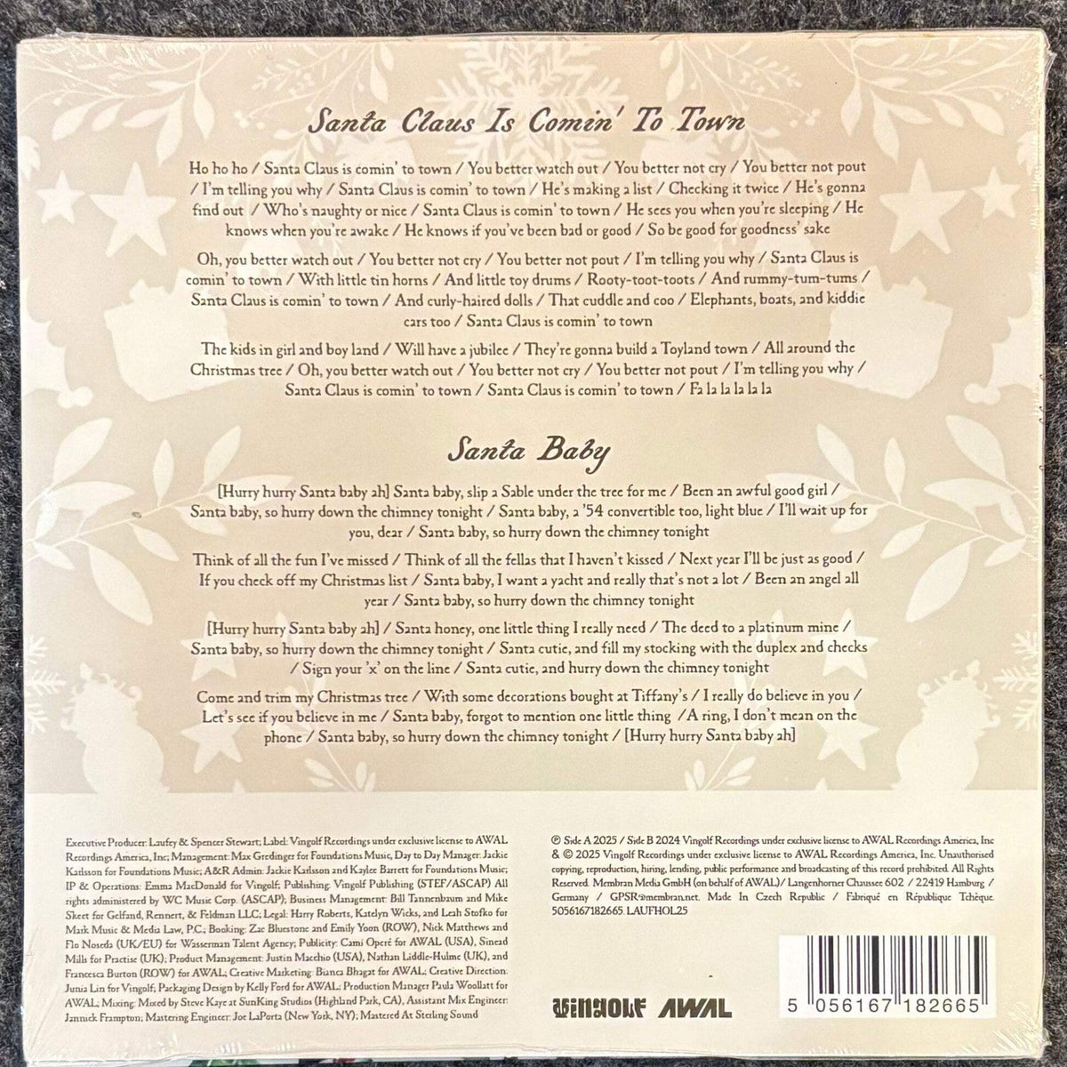 Laufey - A Very Laufey Holiday: Santa Claus Is Comin' To Town Edition 7" Vinyl R