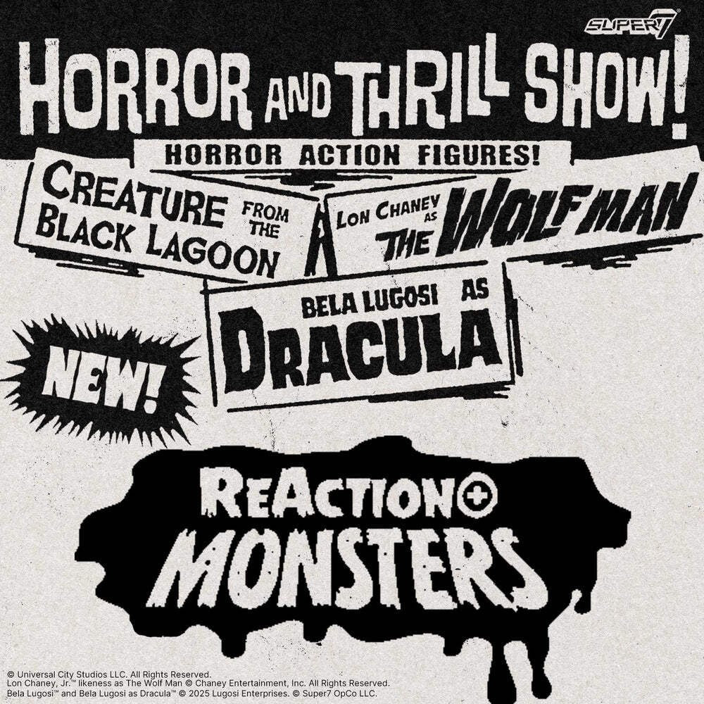 Super7 X Universal Monsters - Creature From The Black Lagoon Reaction Figure