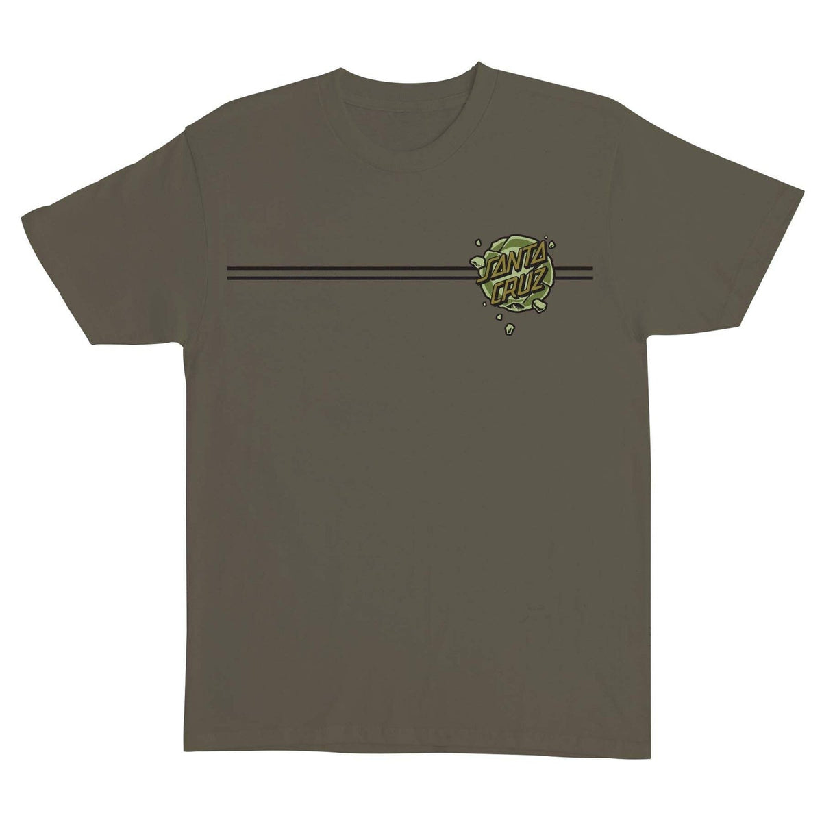Santa Cruz Roskopp Destruct Dot Stripes T-Shirt