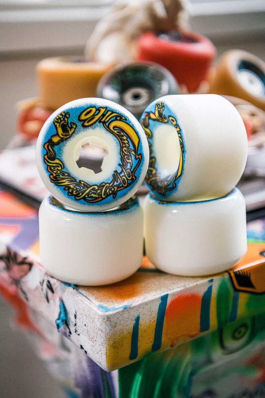 OJ II Original White Combo 60mm 99A Skateboard Wheels