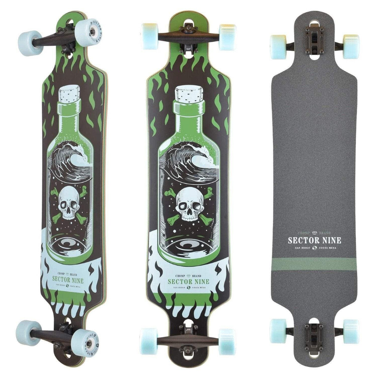 Sector 9 Meridian Potion 9.75 X 40 Complete Drop Thru Longboard