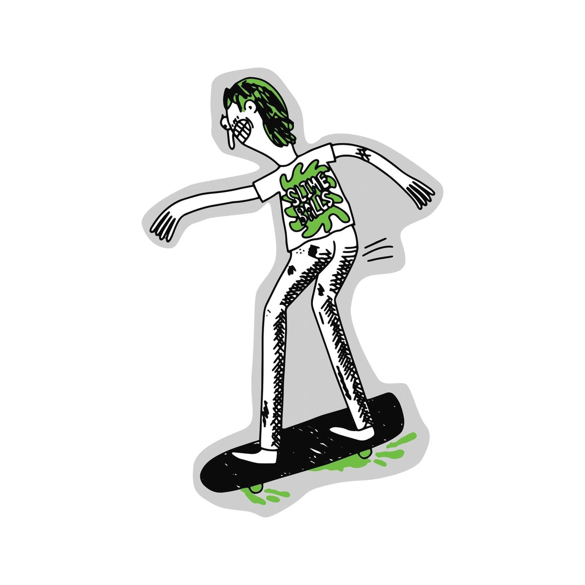 Slime Balls Jay Howell "Slime Misfit" 2.25" X 3.5" Sticker