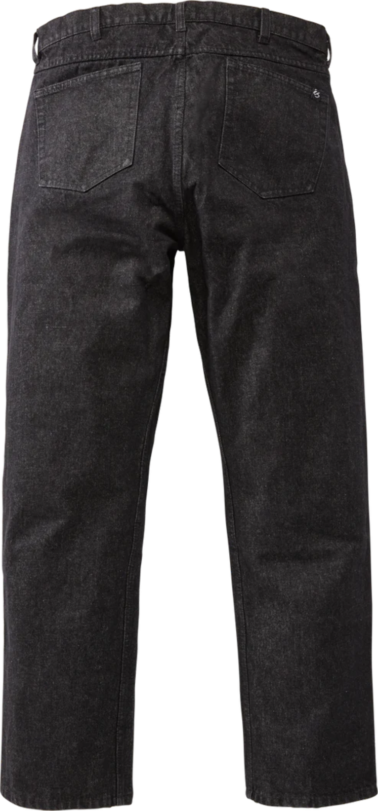 Es Black Wash Baggy Denim Pants