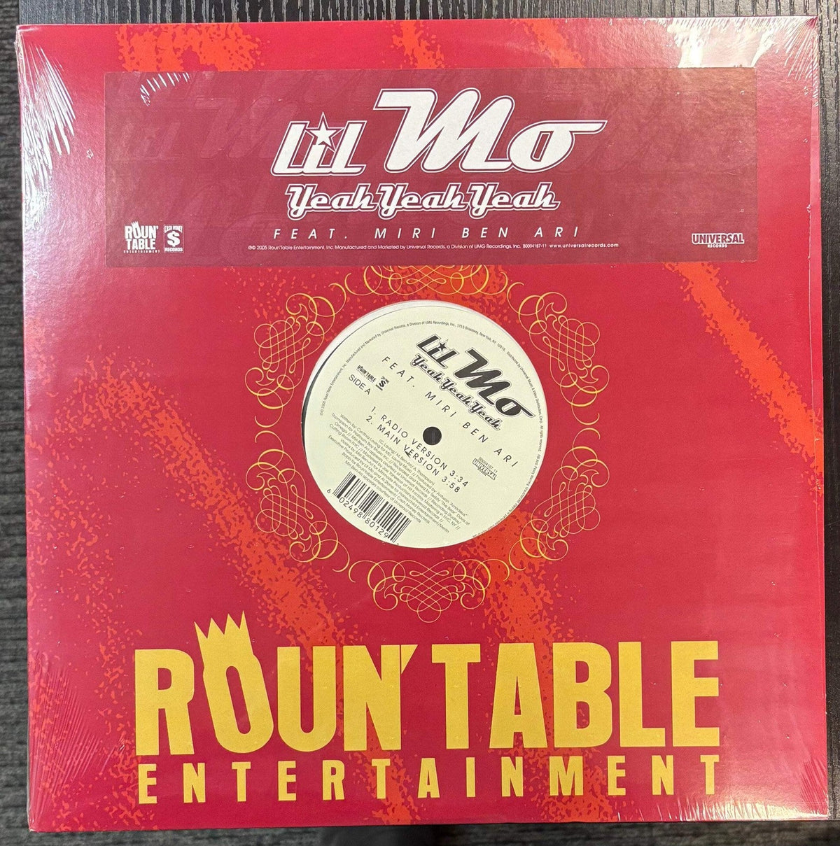 Lil Mo Feat. Miri Ben Ari – Yeah Yeah Yeah 12" Vinyl LP Record