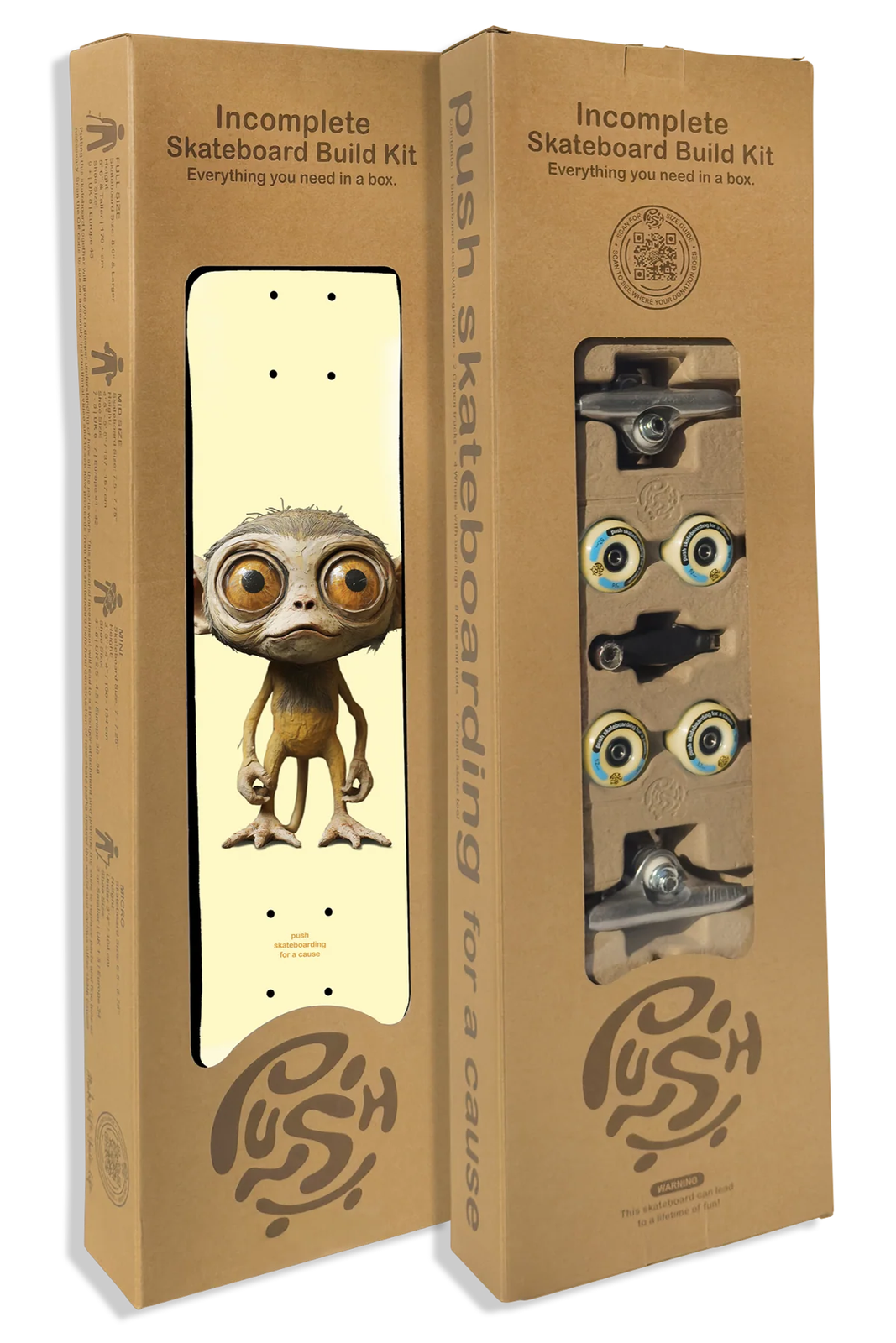 Push "Lil Chimp" 7.25" In-Complete Skateboard