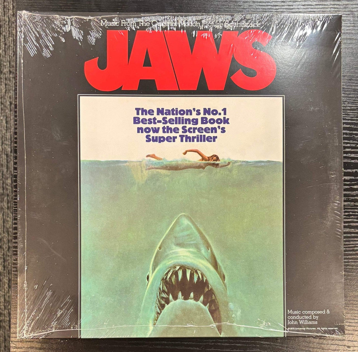 JAWS - O.S.T. - JOHN WILLIAMS Vinyl LP Record