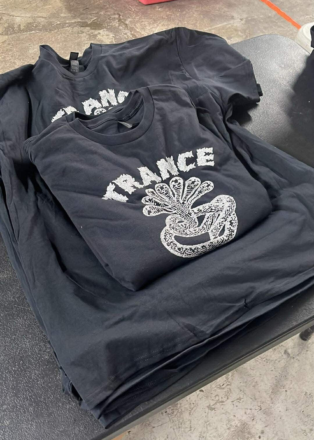 Trance Syndicate Records "Logo" Silver Ink T-Shirt