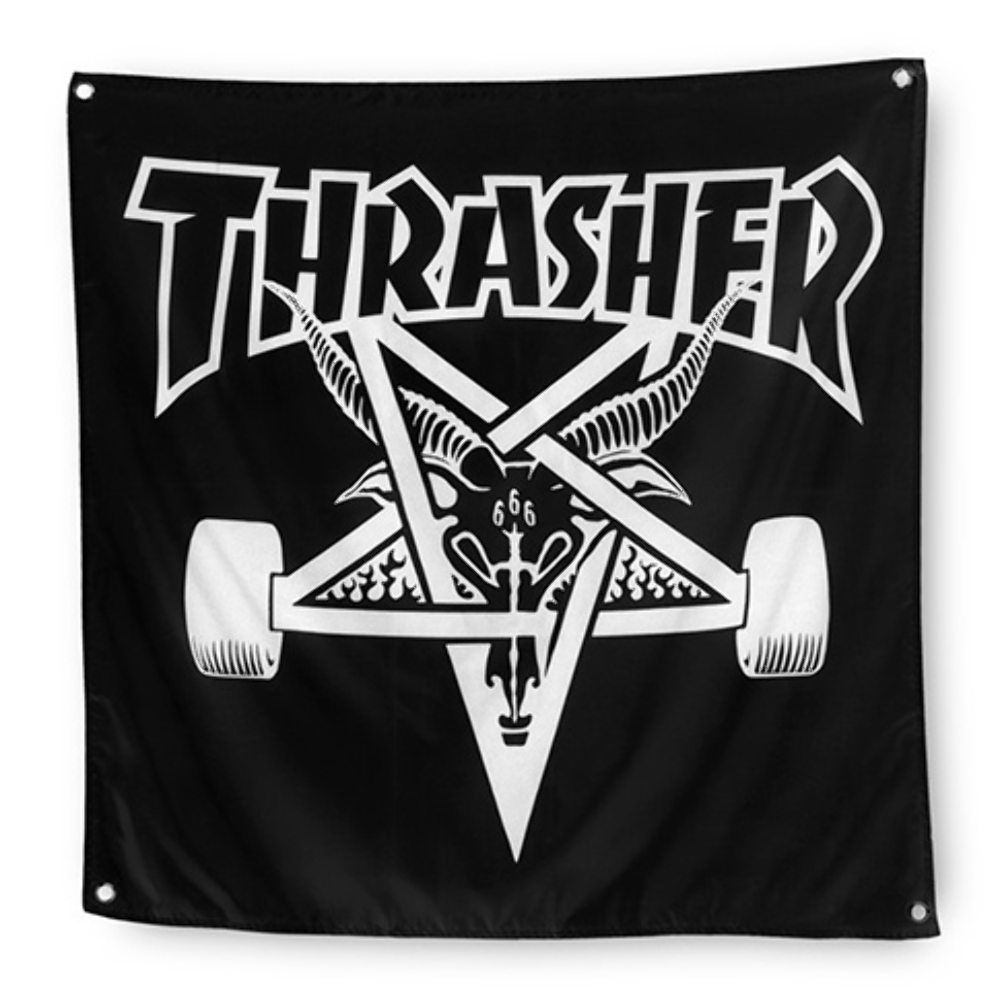 Thrasher Sk8 Goat Cloth Banner
