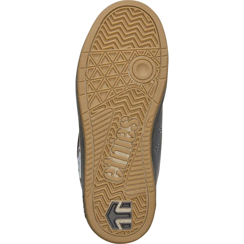 Etnies X Santa Cruz Fader Dark Grey / Black Kids Skate Shoes