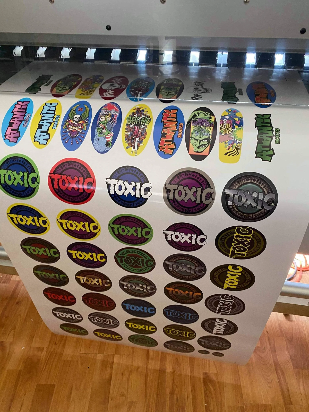 Brand X Skateboards 10X Assorted Sticker Pack