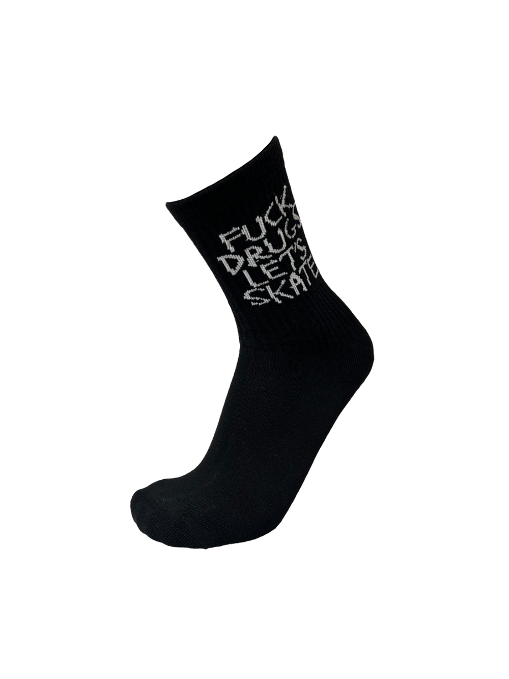 Heroin F Drugs Let'S Skate (Black) Socks