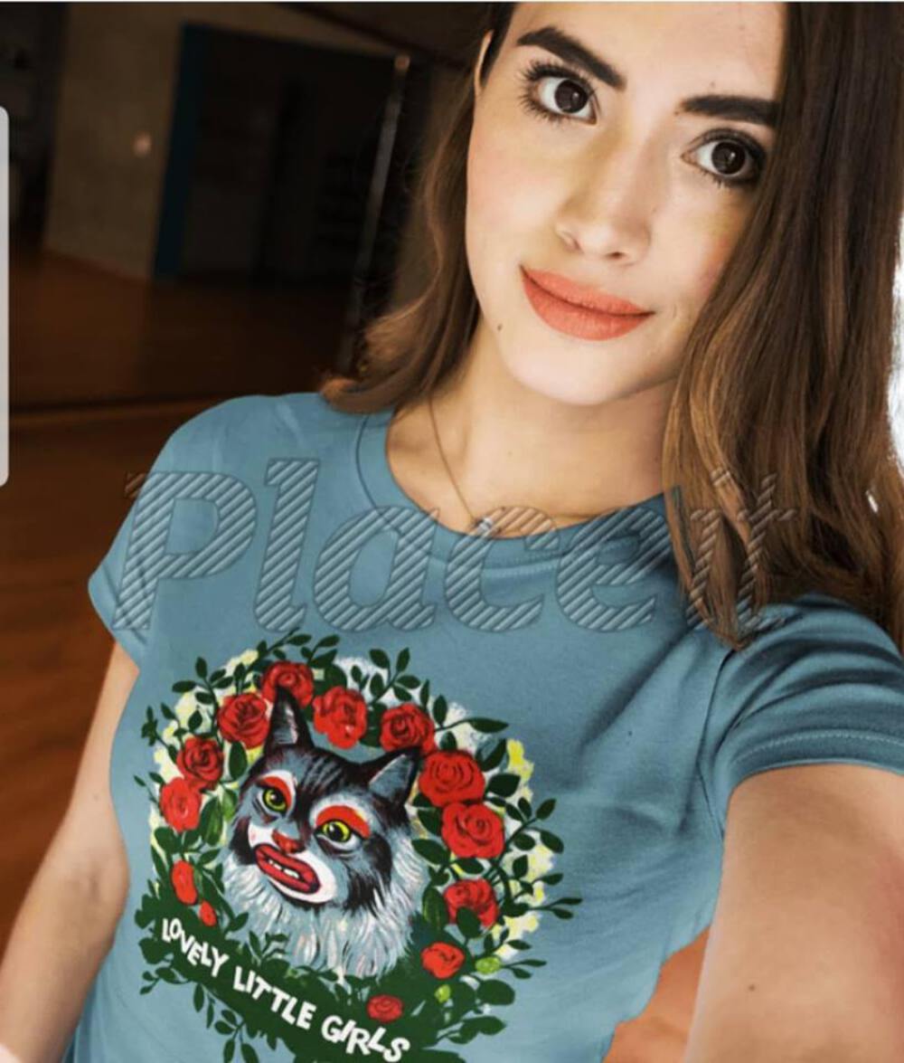 Lovely Little Girls "Smokey" Double-Sided T-Shirt