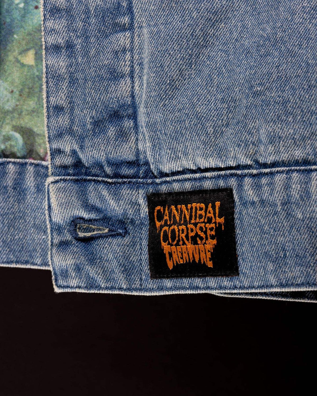 Creature X Cannibal Corpse Denim Vest