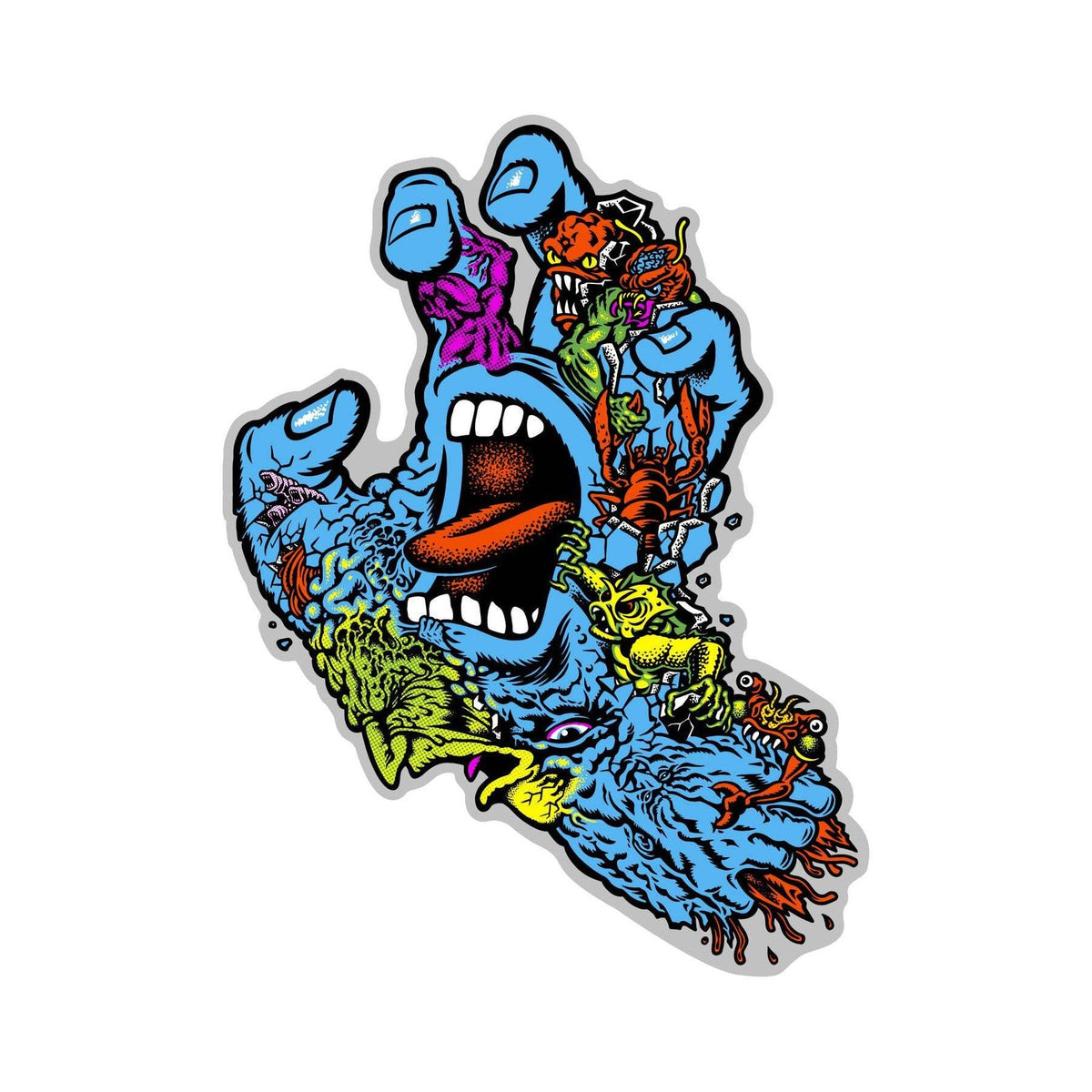 Santa Cruz Roskopp Screaming Five Sticker