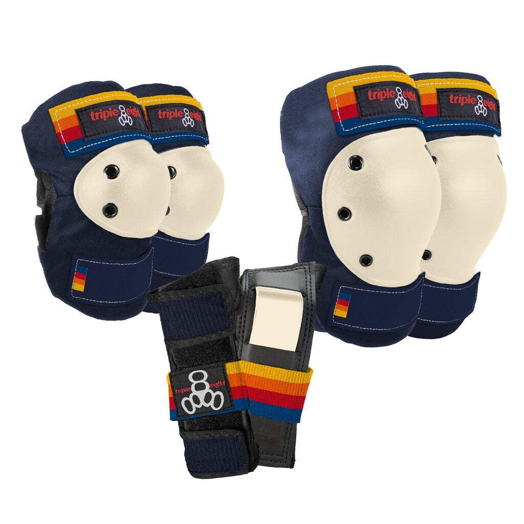 Triple Eight Saver Series 3-Pack Wrist Guards / Elbow Pads / Knee Pads
