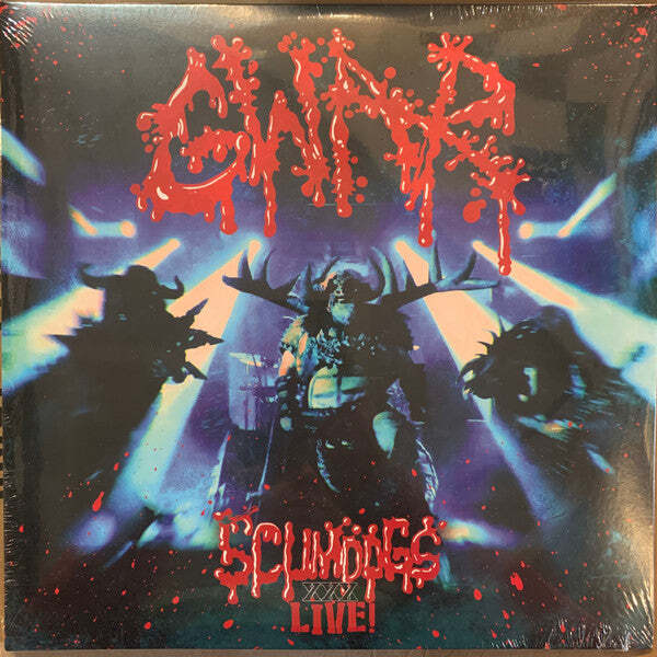 Gwar – Scumdogs XXX Live! Blue Color 2xLP Vinyl LP Record