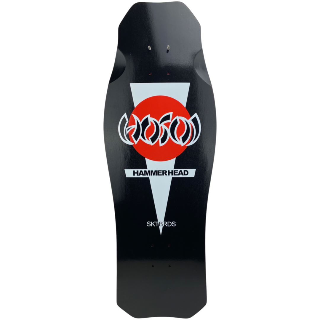 Hosoi OG Hammerhead Double Take Black / Red 10.5" Skateboard Deck