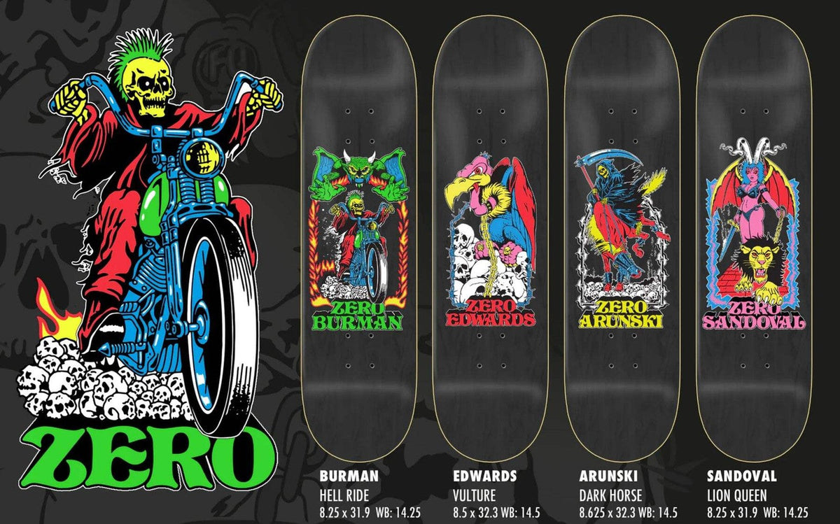 Zero Edwards "Vulture" 8.5" Skateboard Deck