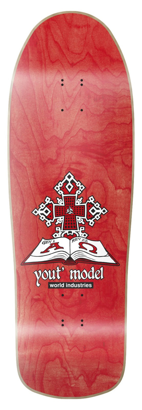 World Industries Jef Hartsel Yout Model 9.4375" Skateboard Deck