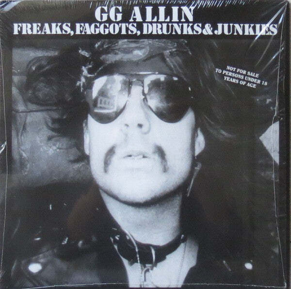GG Allin - Freaks, F*ggots, Drunks & Junkies Vinyl LP Record