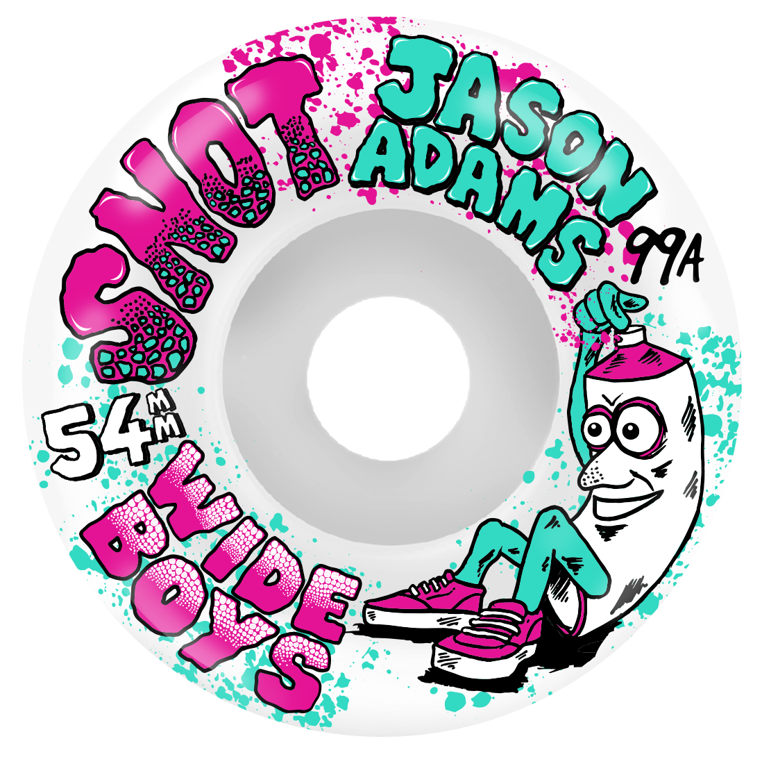 Snot Jason Adams "Wide Boys" 54mm 99A Skateboard Wheels