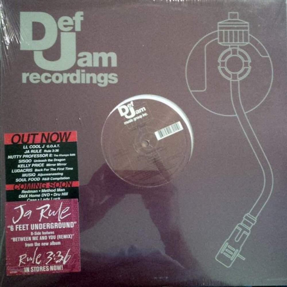 Ja Rule – 6 Feet Underground 12" Vinyl LP