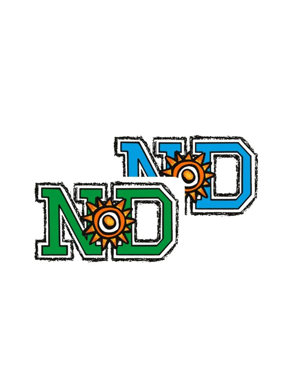 New Deal Nd Logo Sticker