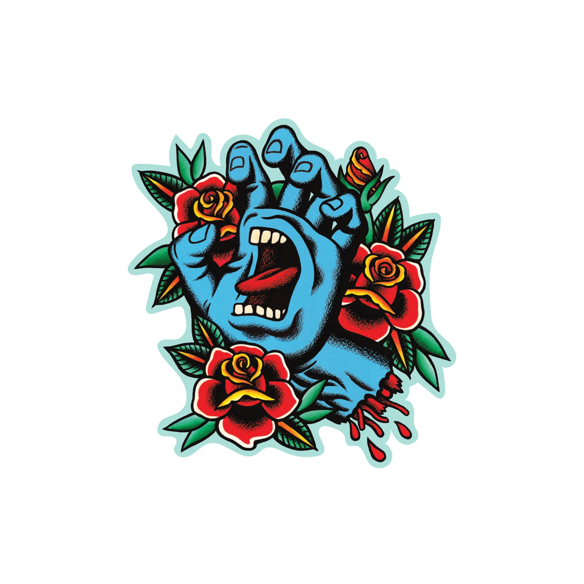 Santa Cruz Screaming Flash 4.25" Sticker