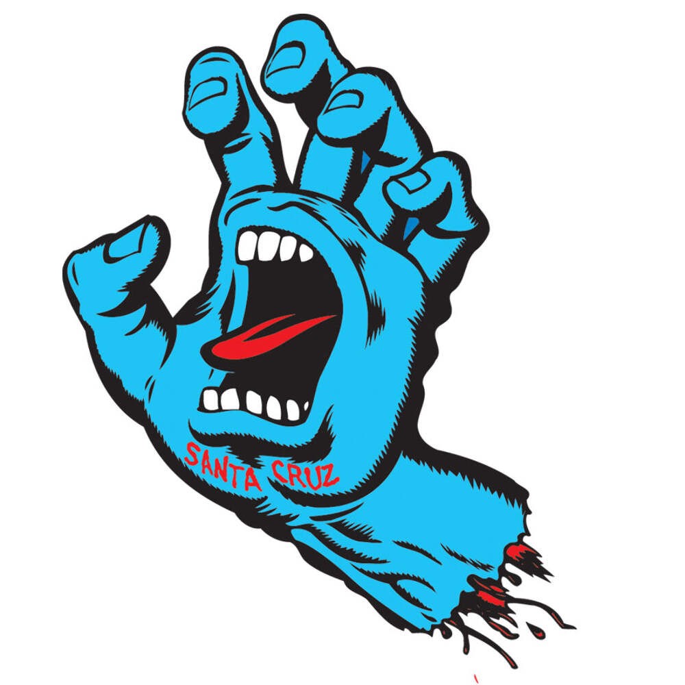 Santa Cruz Skateboards Screaming Hand 6" Sticker