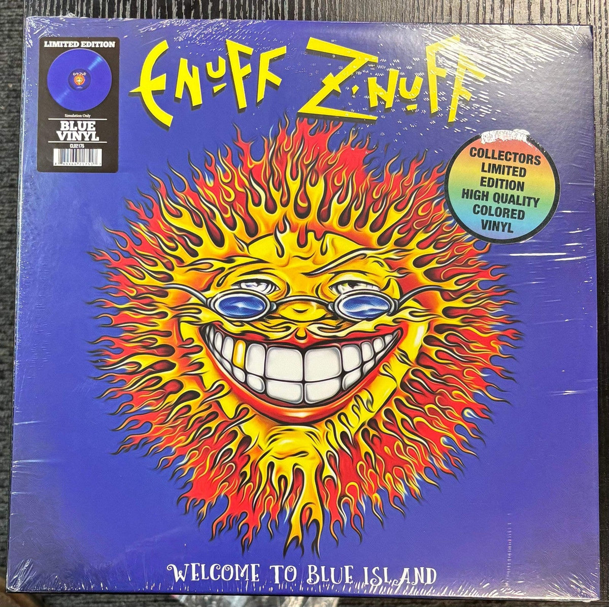 ENUFF ZNUFF - Welcome To Blue Island (Color Vinyl) LP Record