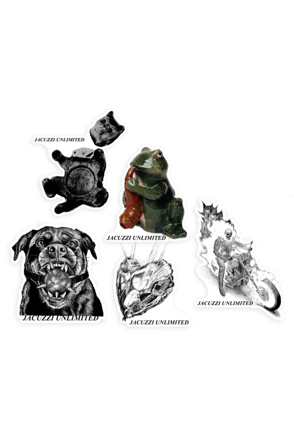Jacuzzi Spring'26 Assorted Sticker 5 Pack