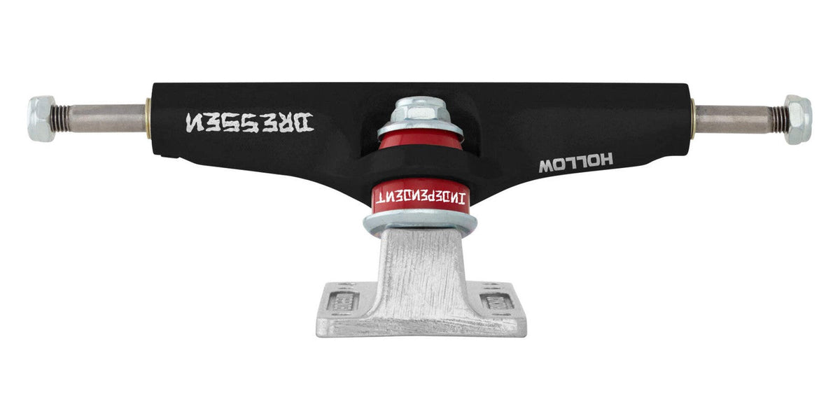 Independent Stage 4 Hollow Eric Dressen Pro Black Silver Trucks (Set of 2)