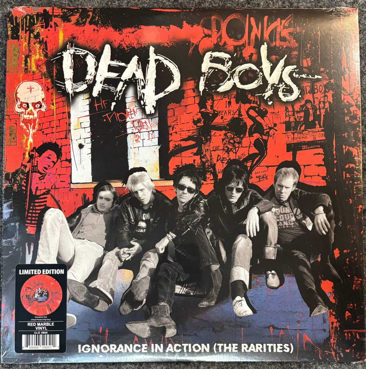 Dead Boys - Ignorance In Action (The Rarities)(Red Marble) Vinyl LP Record
