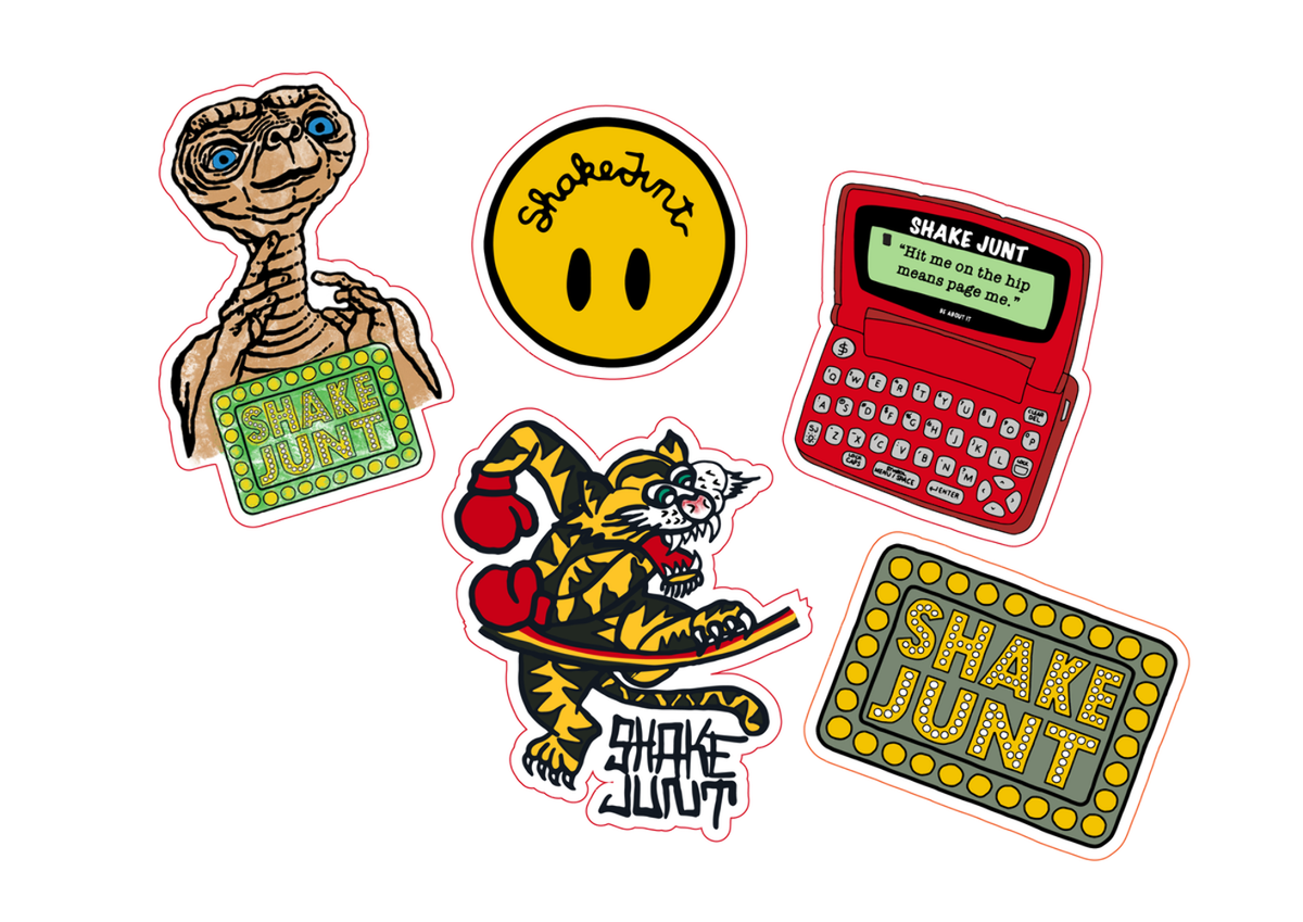 Shake Junt Friends 5X Sticker Pack