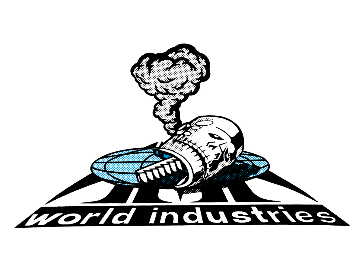 World Industries "Rock'Em" Sticker