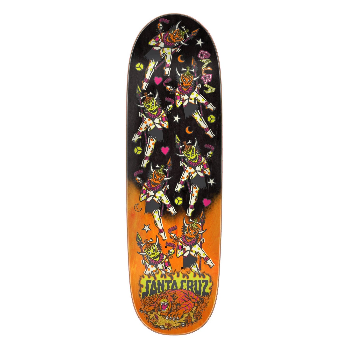 Santa Cruz Salba Firedance Santa Cruz Egg Skateboard Deck - 8.80″ - Bow Shock Marketplace