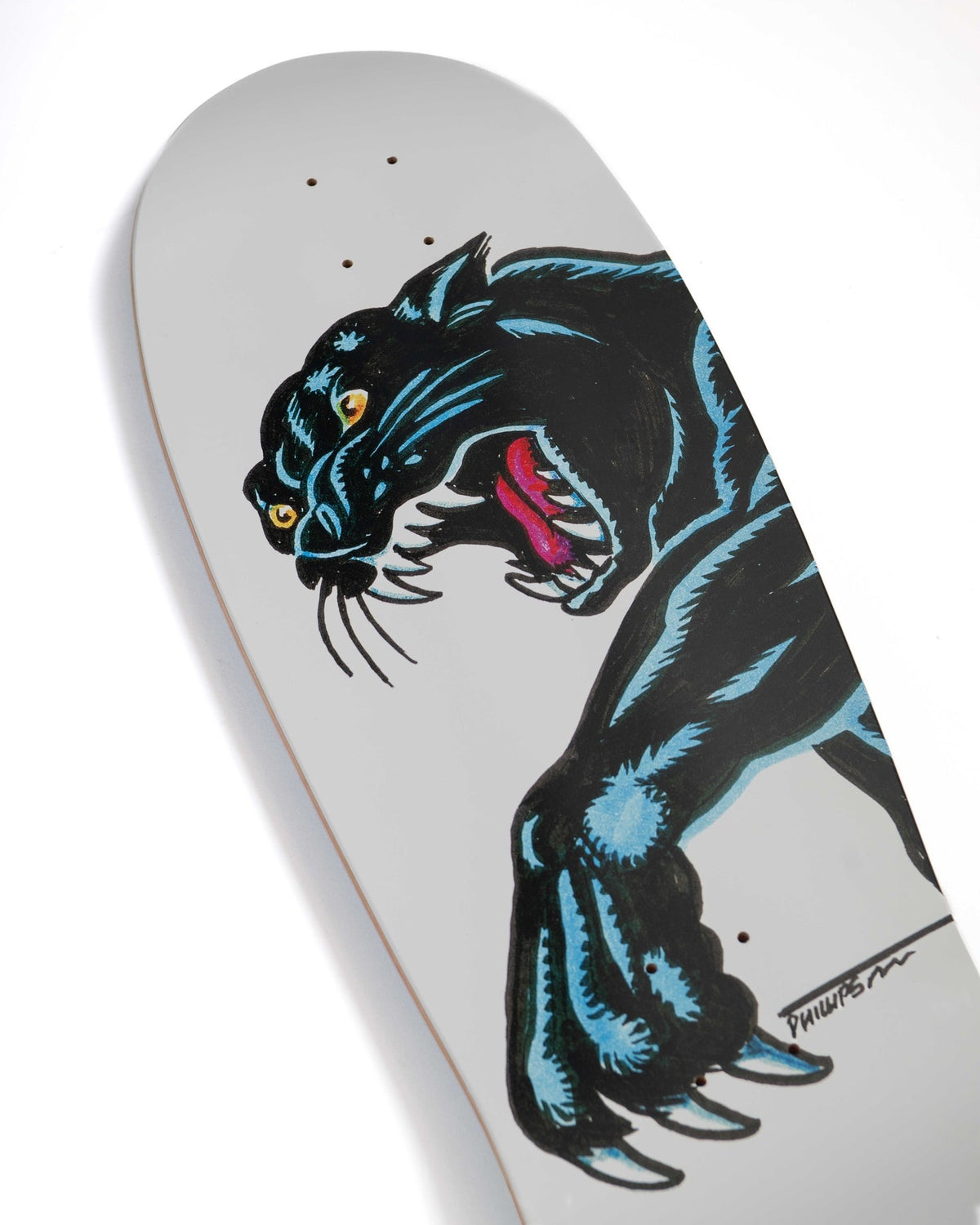 Santa Cruz Natas Kaupas "Sketch Panther" Reissue 10.54" Skateboard Deck