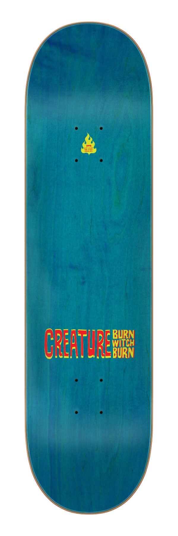 Creature "Burn Witch Burn" 8.25" 7-Ply Birch Skateboard Deck