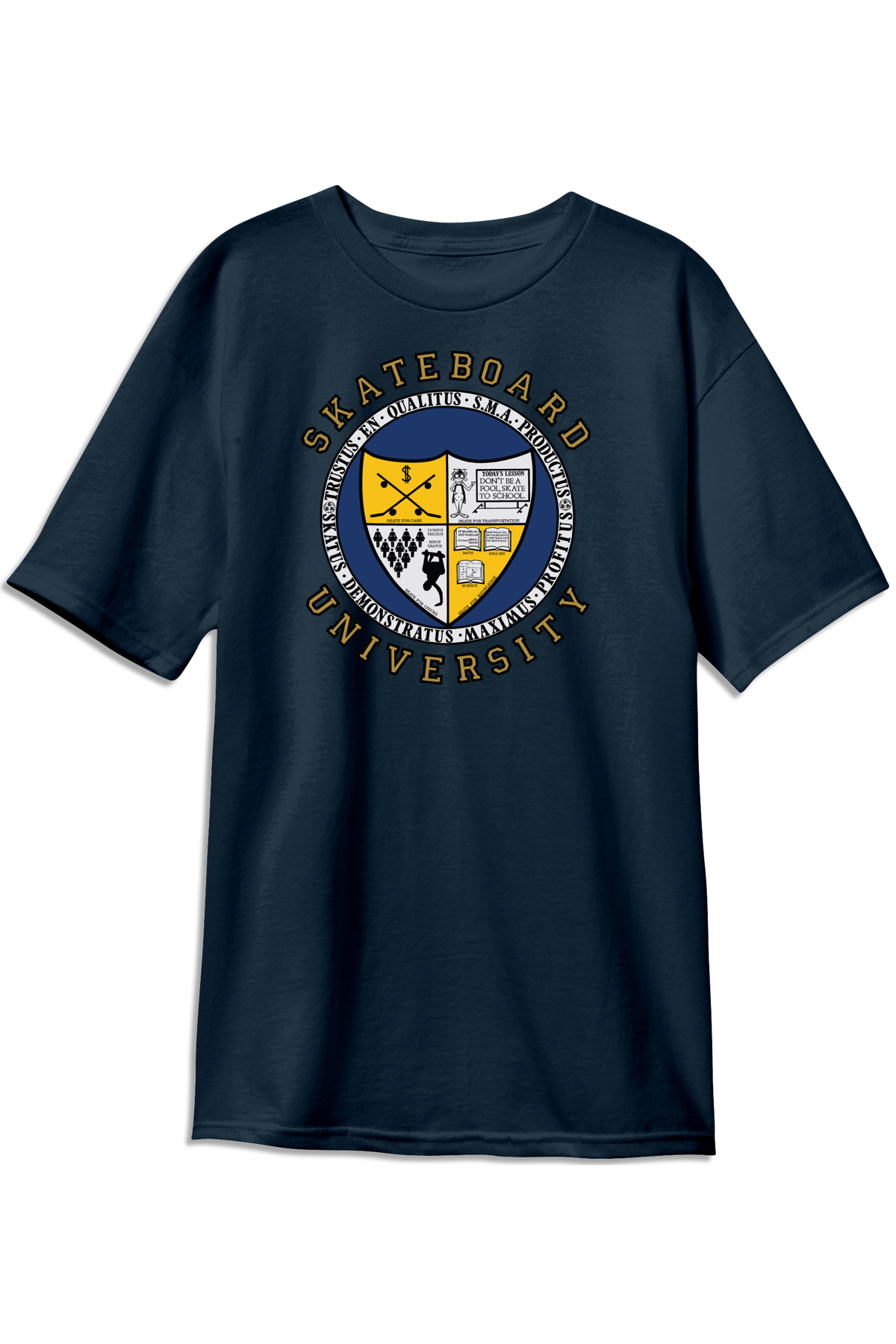 World Industries Skateboard University Premium S/S Tee - Navy